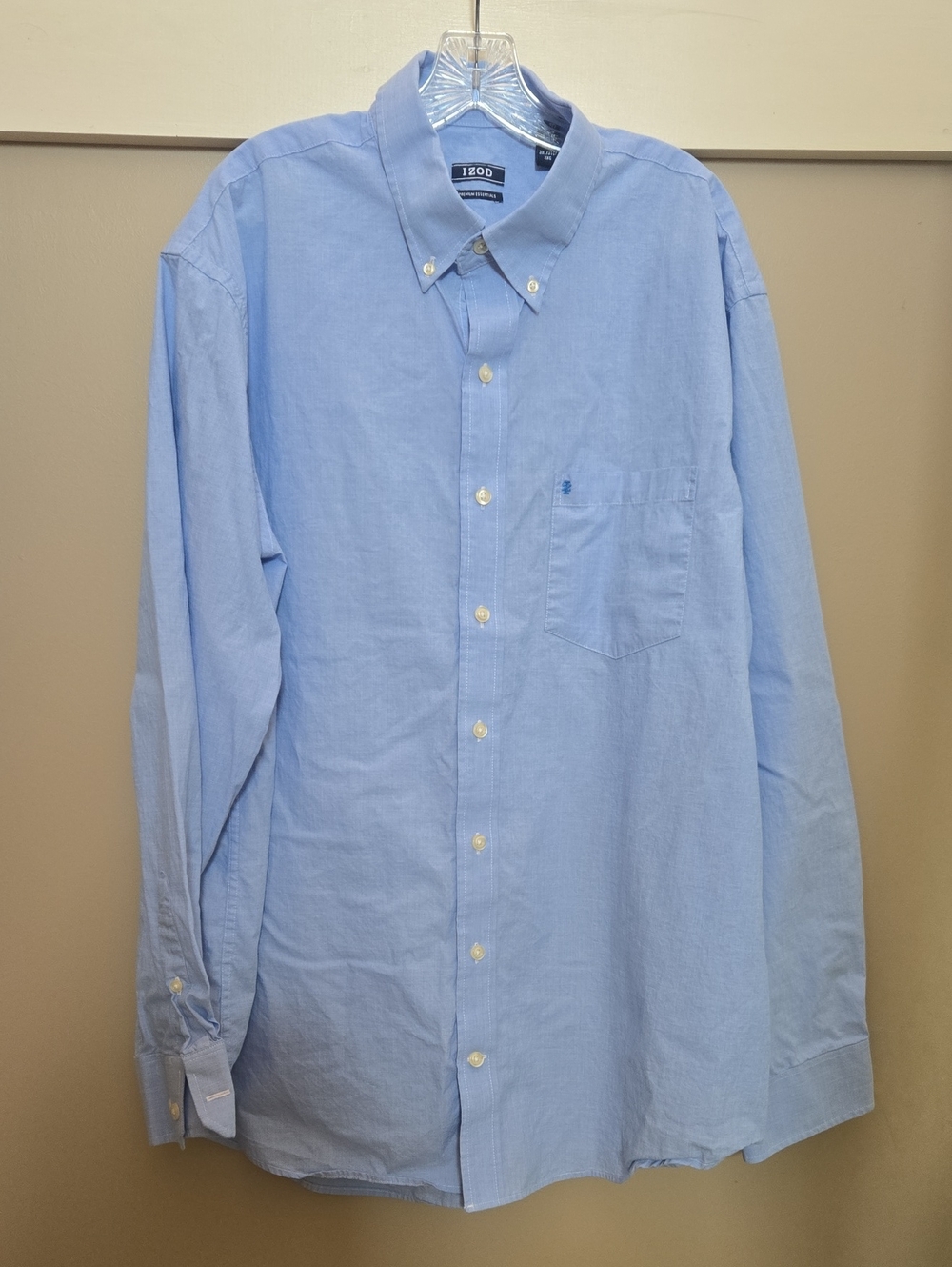 Izod Light Blue Button-Down Dress Shirt